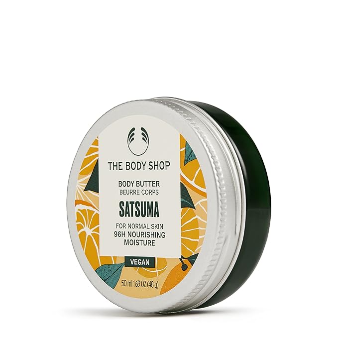 The Body Shop Satsuma Body Butter – Nourishing & Moisturizing Skincare for Normal Skin – Vegan – 1.69 oz