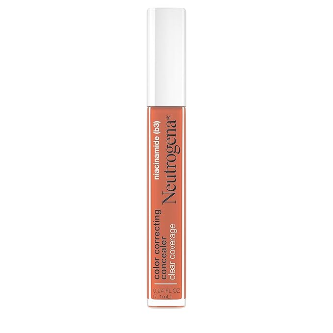 Neutrogena Clear Coverage Color Correcting Concealer Makeup, Lightweight fl. oz