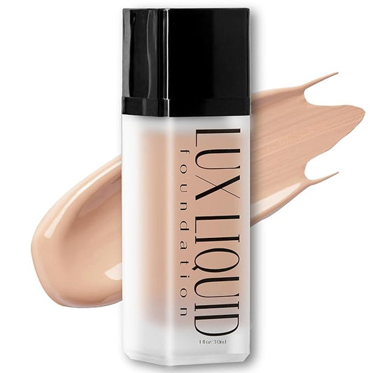 Organic Aloe-Based LUX Liquid Foundation, Natural Vegan Gluten-Free