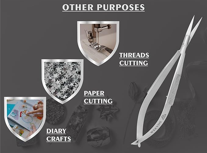 Cuticle nail scissors extra fine