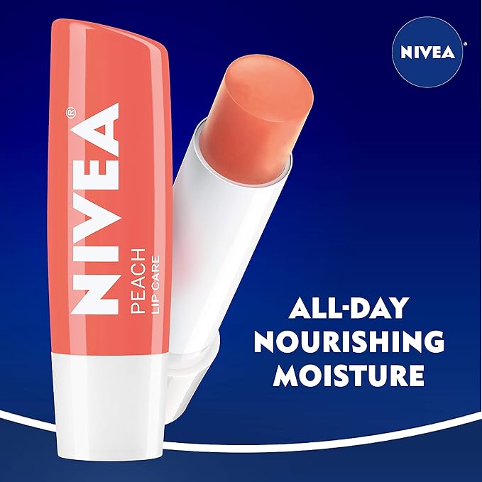 NIVEA Peach Lip Care - Tinted
