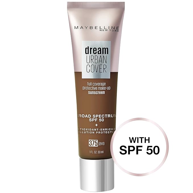 Maybelline Dream Urban Cover Flawless Coverage Foundation Makeup,