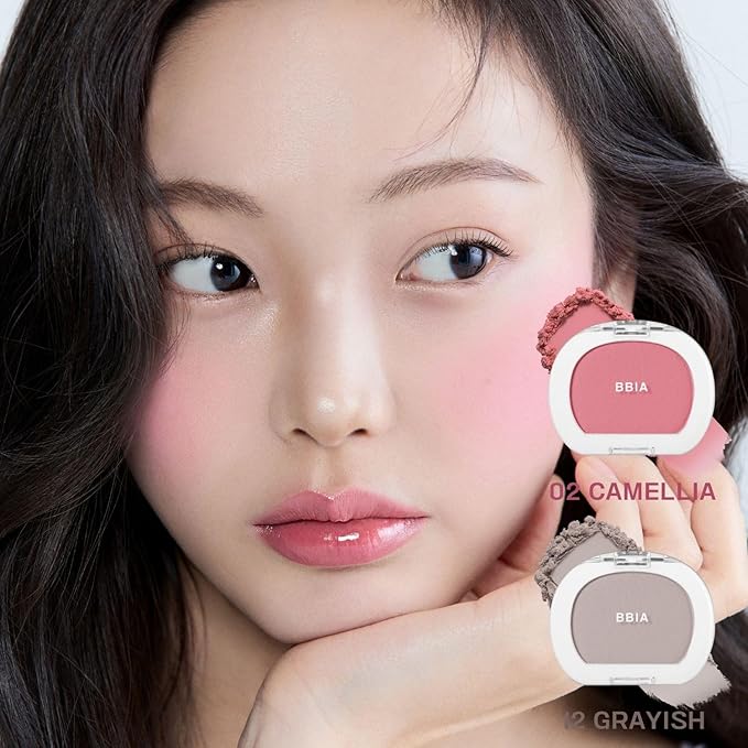 BBIA Last Blush NEW 15 Colors - Cheek Blush Shaping Shading Contour & Highlight Long-Lasting Matte Finish Natural Shades Buildable & Blendable Daily Korean Face Makeup (09 CHERISH, Pack of 1)