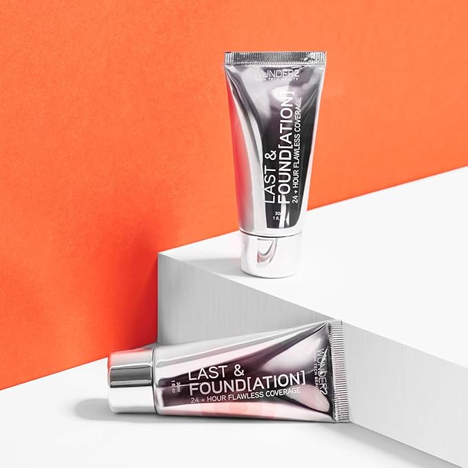 WUNDERBROW Full Coverage Foundation, Last & Found[ation] – Waterproof, Nude