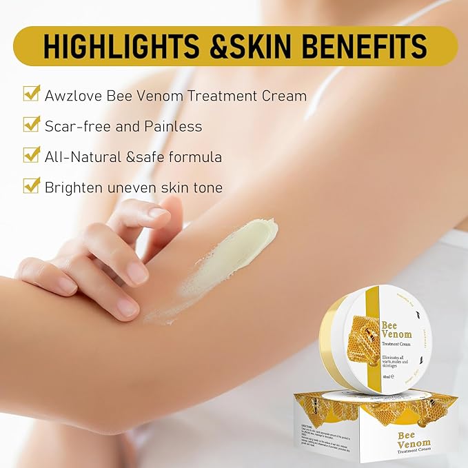 2pc Bee Venom Face Cream - Reduce Blemishes, All-Natural Formula