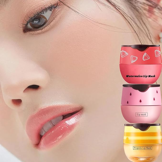 3 PCS Bee Lip Balm Lip Sleeping