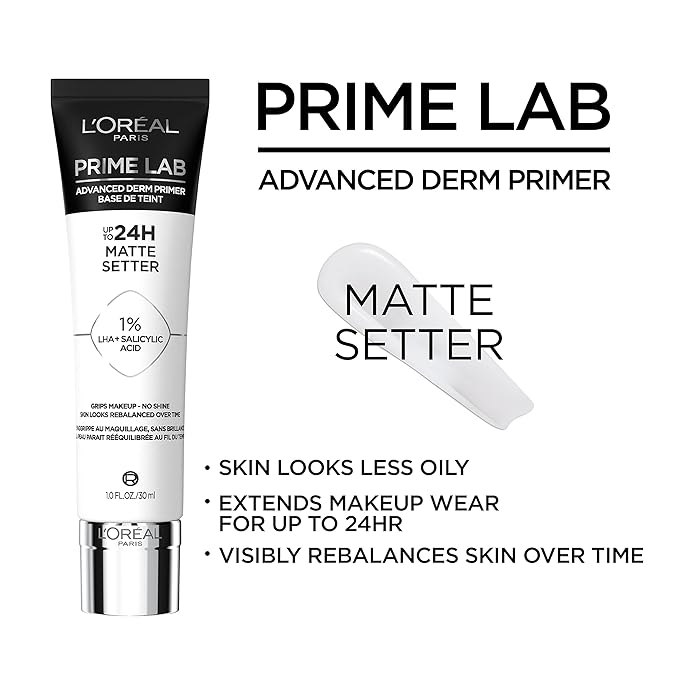 L'Oreal Paris Prime Lab Up to 24H Matte 1.01 Fl Oz