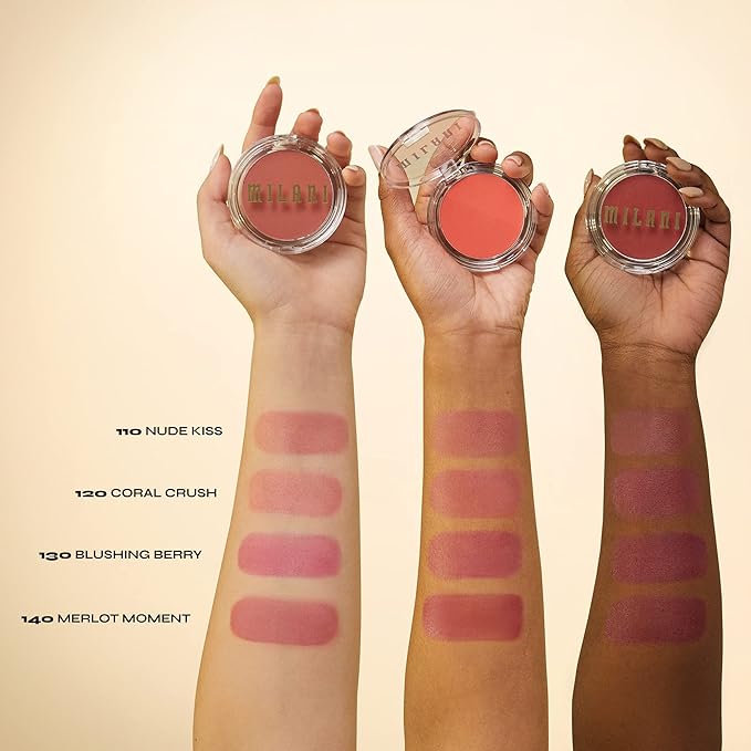 Milani Cheek Kiss Cream Blush- Cream to Gel