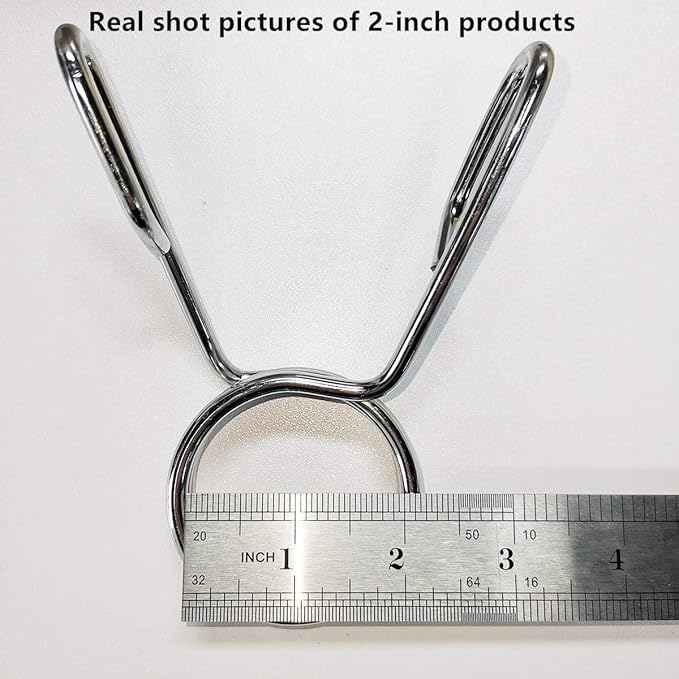 2 Inch Barbell Clamps Olympic Barbell Spring Clip