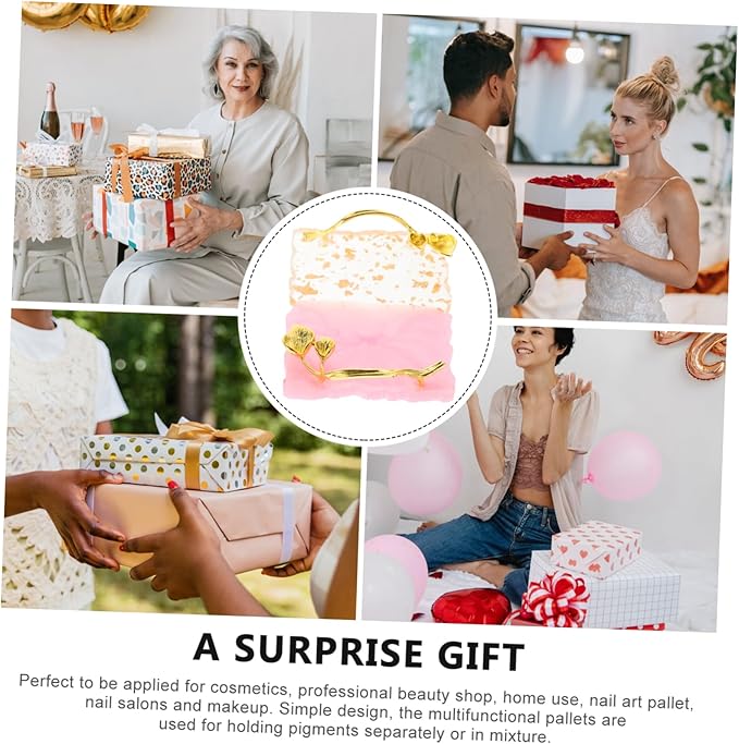 FOMIYES 5pcs Nail Palette Polish Plate Nail Design