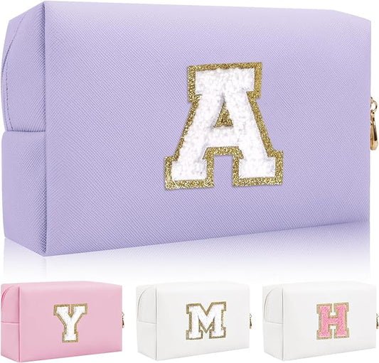 Personalized initial letter patch makeup