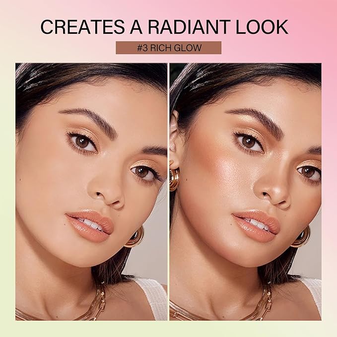 Cream Bronzer Stick,Contour Stick Facial Contouring Stick,Long Lasting