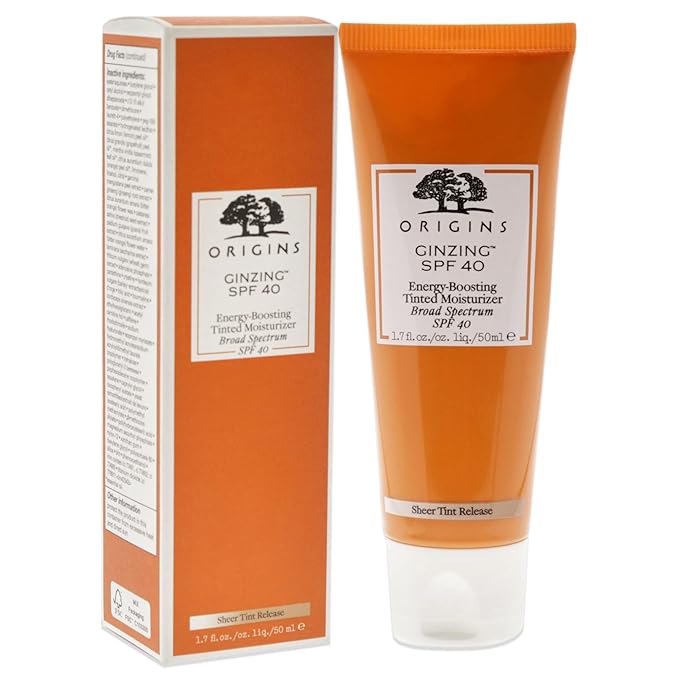 Origins GinZing SPF 40 Energy-Boosting Tinted Moisturizer,1.7 Fl of 1)
