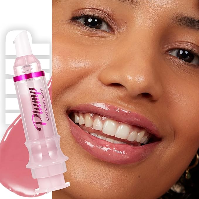 Lip Plumping Lip Gloss, High-Shine & Volumizing Lip Plumping Lip Glass Mirror Lip Glaze Lip Makeup, Long-lasting moisturizing Plump & Pout Lip Lip Gloss for Women (#06)