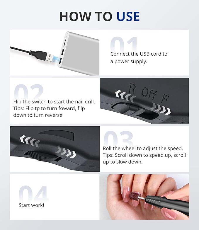 Airsee n14 electric nail drill,