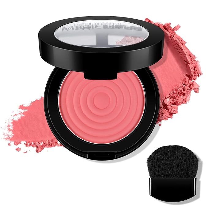 Boobeen Soft Blend Powder Blush for Cheeks, Buildable
