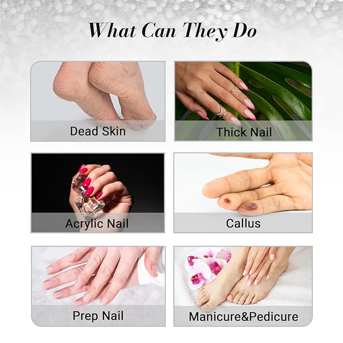 Melodysusie 50 pcs nail drill