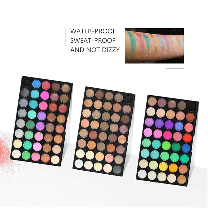162 Colors Hightlight Eyeshadow Palette Makeup Gift Set,