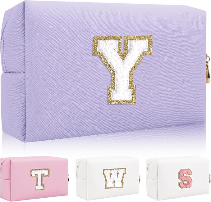 Personalized initial letter patch makeup