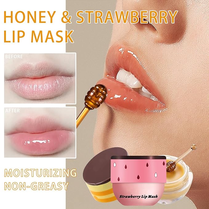 2 Pcs Bee Lip Balm Honey