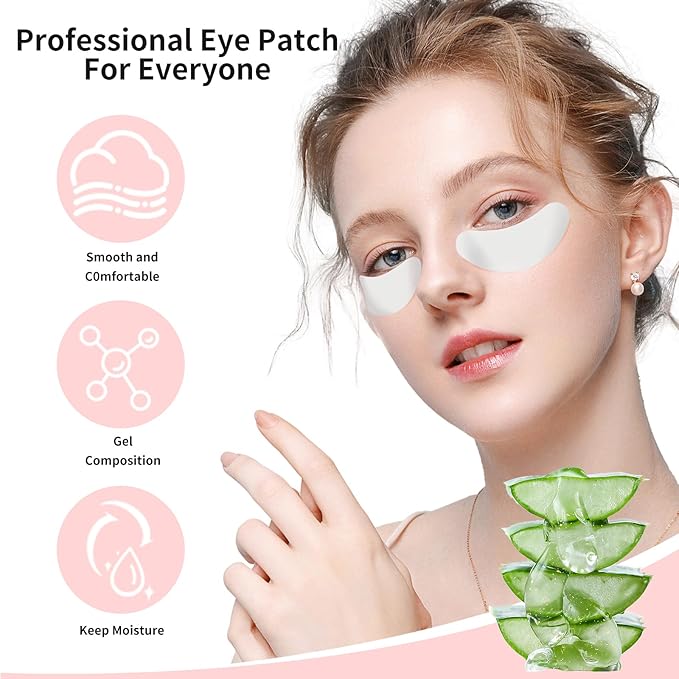 100pairs eyelash extension gel patches