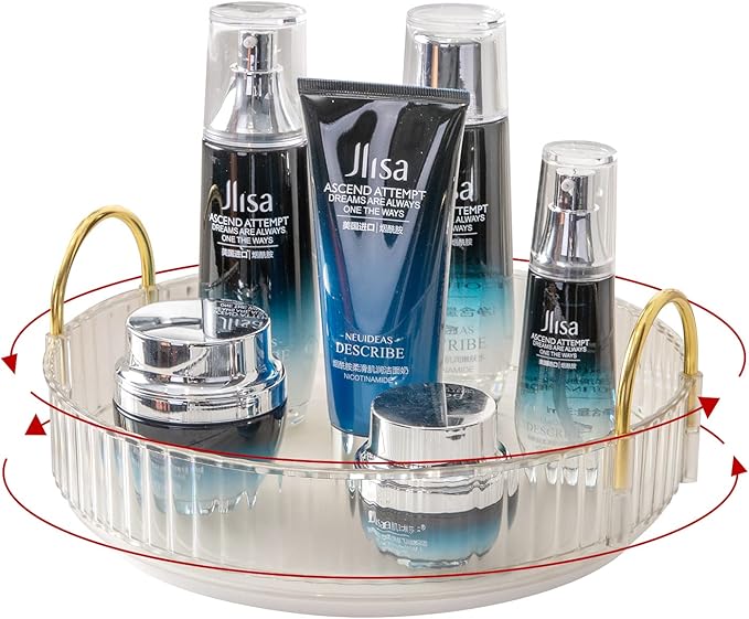 360? rotating makeup organizer, bathroom