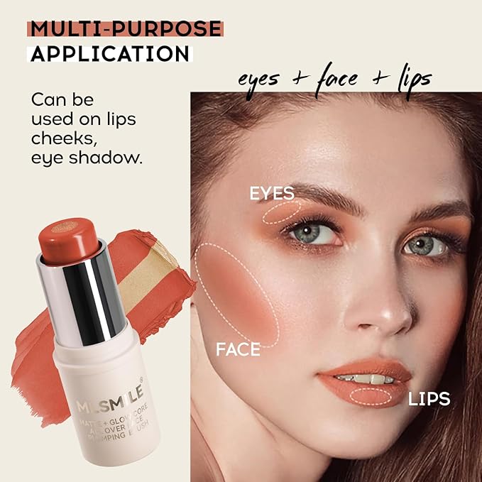 Cream Blush, Jelly Blush, Beauty Blush Makeup Sticks, Stick #04