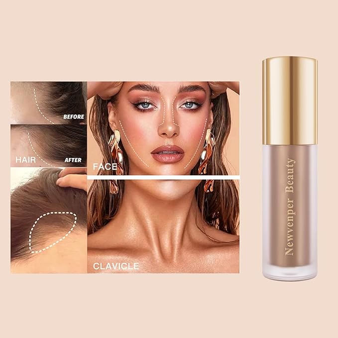 Face Blush+ Face Highlighter+ Face Contour with Brush