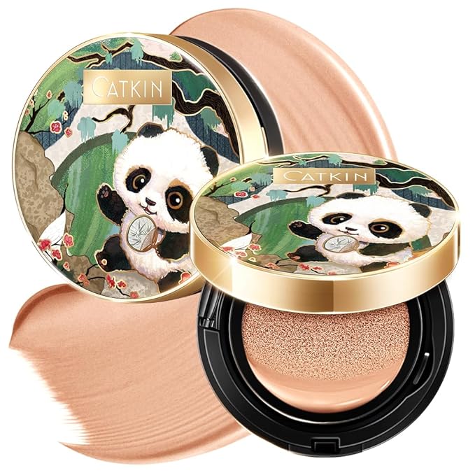 CATKIN Panda Land Full Coverage Cushion Fondation, Breathable