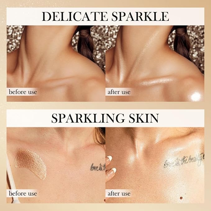 MAEPEOR Shimmer Body Luminizer 5 Colors Moisturizing Glow 80ML