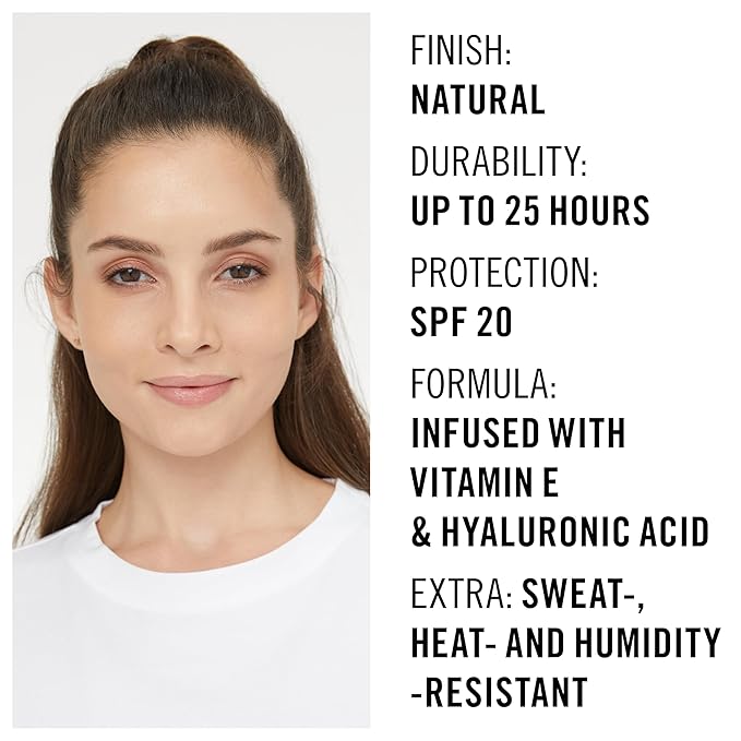 Rimmel London Lasting Finish 25HR - 201 Classic Coverage, Waterproof, 1oz