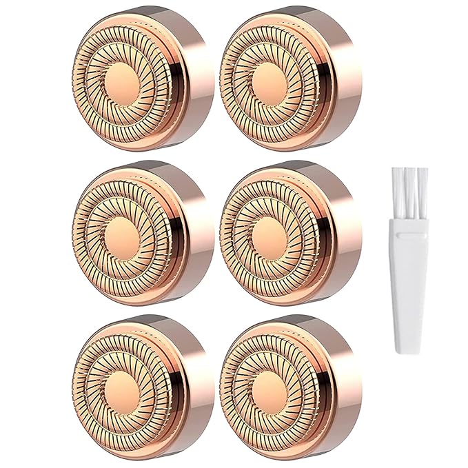 Generation 2 Replacement Heads for Flawless Finishing Touch Hair Removal Tool for Women, Double Ring Blades for Gen 2 Device Old Flawless, 6 Count