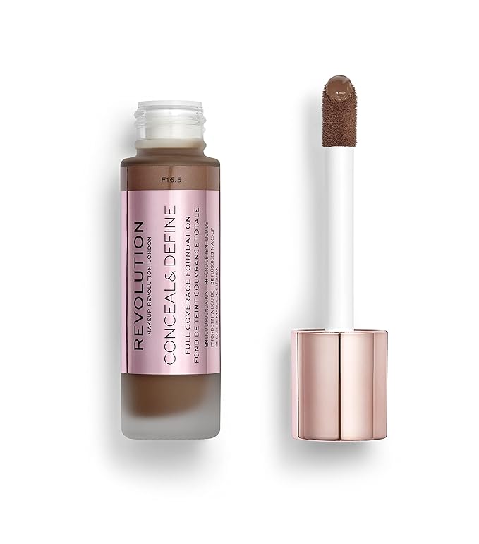 Makeup Revolution Conceal and Define Concealer, Full Coverage 0.7 Fl Oz