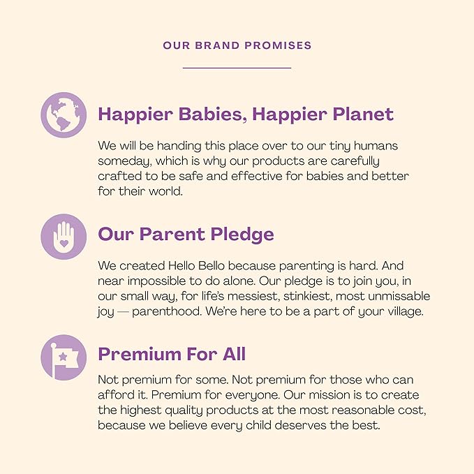 Hello Bello Kids Shampoo and Body Wash, Gentle Hypoallergenic Tear-Free Formula, Vegan and Cruelty-Free, Creamy Coconut Scented - 10 fl oz