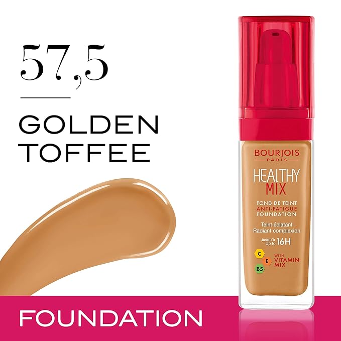Bourjois Healthy Mix Anti-Fatigue Medium Coverage Liquid Foundation 30ml