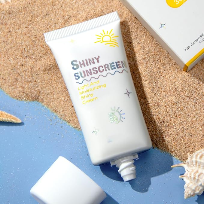 Shimmer Face Primer with Sunscreen, SPF 30, Highlighting Face