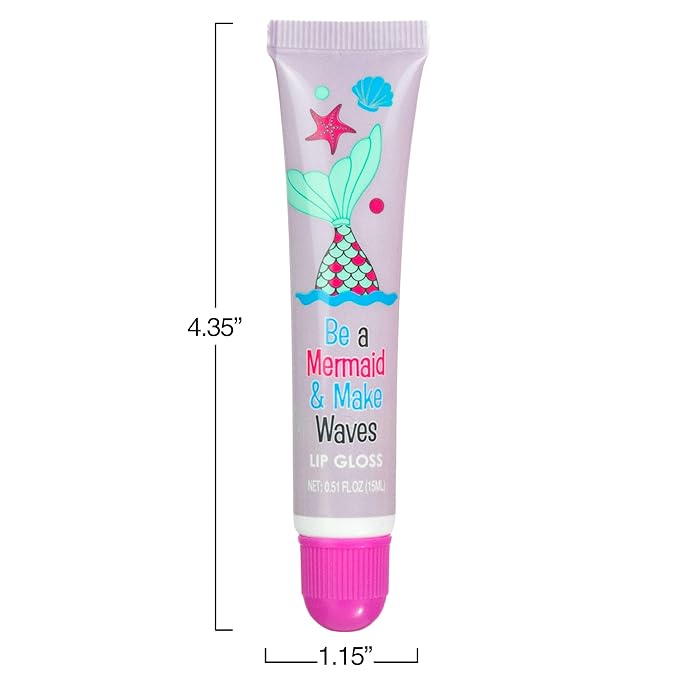 24pc Flavored Lip Gloss for Kids and Teens - Unicorn Themed Lip Gloss in Assorted Fruity Flavors, Unicorn Gifts for Girls, Teen Girls Party Favors, Non Toxic Makeup