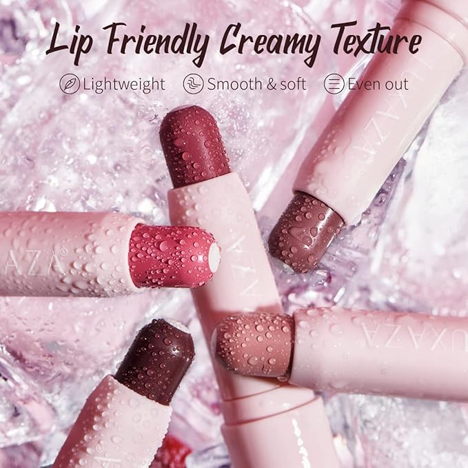 2PCS Tinted Lip Balm, Natural Semi-Gloss Hydrating