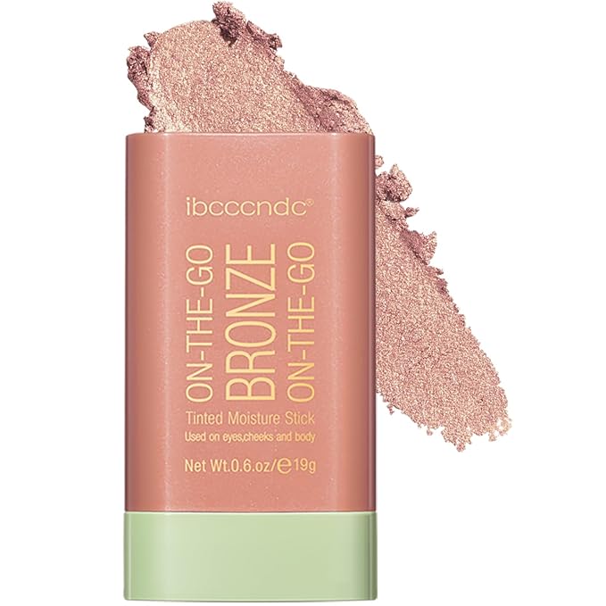 MEICOLY Cream Bronzer Stick, Natural Highlight Contour Makeup,Face