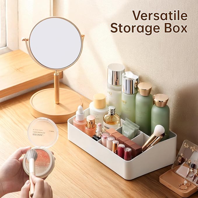 Makeup organizer countertop, plastic cosmetic