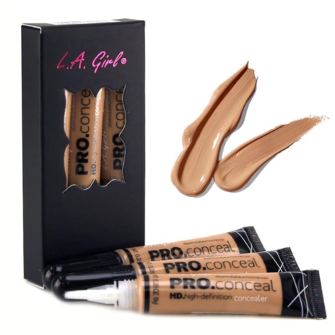 (CHOOSE YOUR COLOR) LA Girl HD Conceal High (Pure Beige)