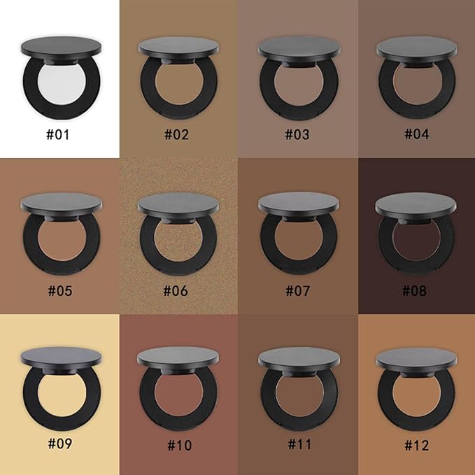 Flawless Pressed Powder, Setting Powder Makeup, Longwear Face Finish 08