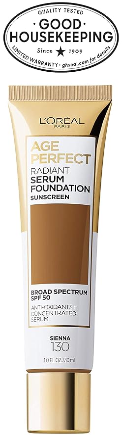 L'Oreal Paris Age Perfect Radiant Serum Foundation with 1 Ounce