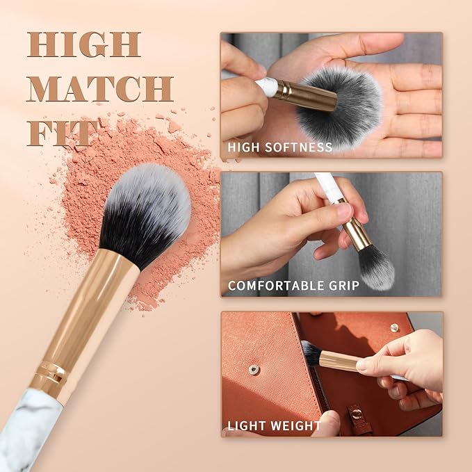 DAGEDA 8 Colors Blush Palette Makeup, Natural Face