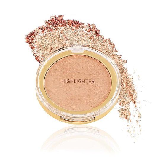 Boobeen Highlighter Powder Palette - Glow Shimmer Illuminator Brighten Skin