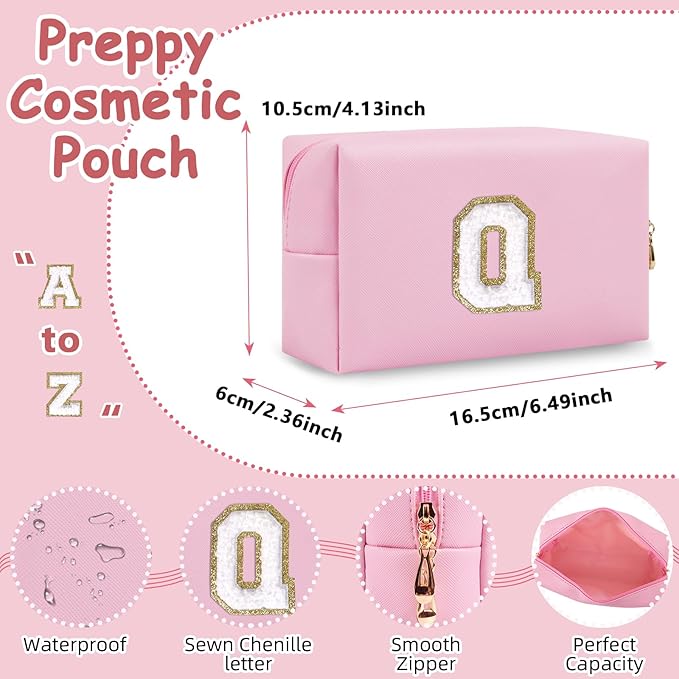 2pack personalized initial letter makeup