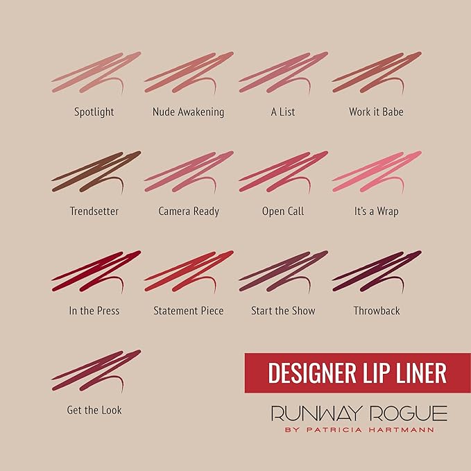Runway Rogue Designer Liner Lip Pencil, Matte Light Lip