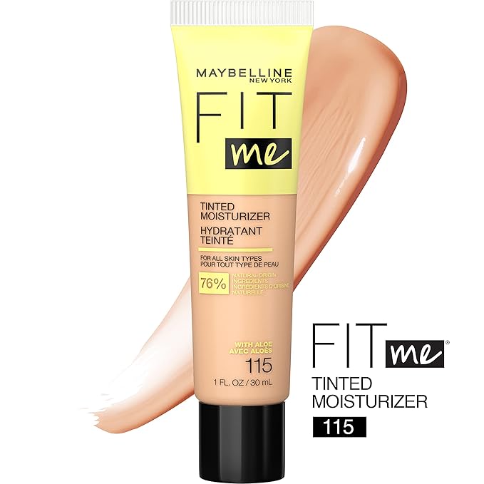 Maybelline Fit Me Tinted Moisturizer, Natural Coverage, Face 1 Count