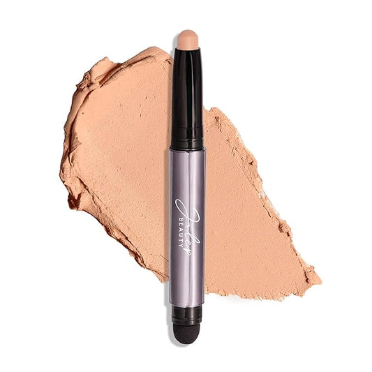 Julep Eyeshadow 101 Crème-to-Powder Waterproof Eyeshadow Stick – Desert Matte – Long-Lasting, Crease-Proof, Light Beige Matte Cream Eyeshadow with Built-in Smudger