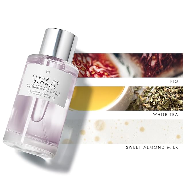 Le Monde Gourmand Figue du Forêt Hair & Body Mist - 3.4oz (100ml) - Fig, White Tea and Sweet Almond Milk Fragrance Notes